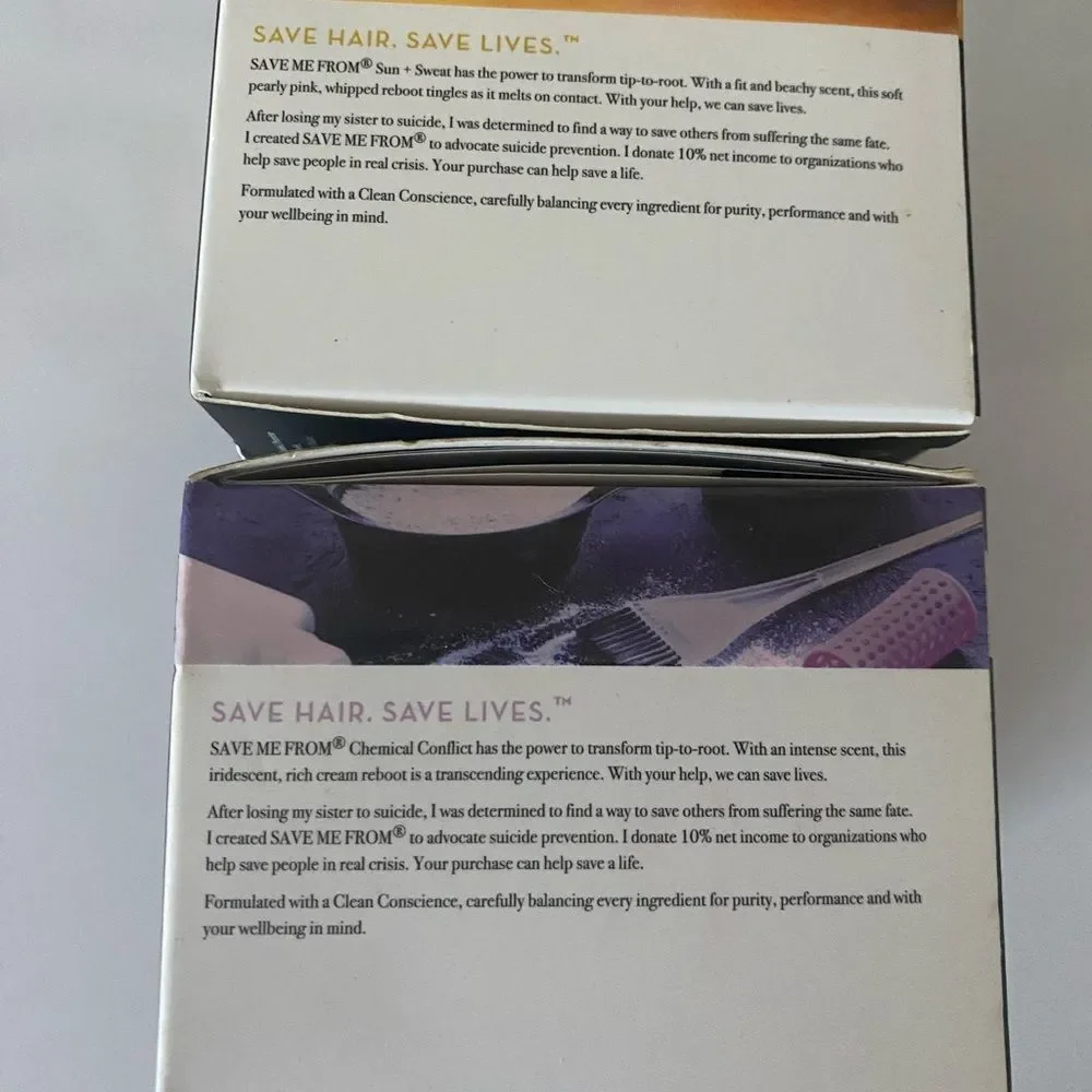Save Me Hair Products- NWOT, sun & sand conditioner, hair repair conditioner